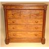 Image 1 : MASSIVE EMPIRE WALNUT 6 DRAWER CHEST