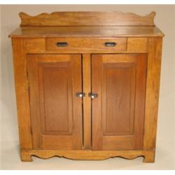 PRIMITIVE PINE JELLY CUPBOARD