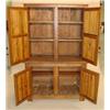 Image 5 : 2 PC. PRIMITIVE PINE STEP-BACK CUPBOARD