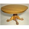 Image 1 : ROUND OAK DINING TABLE