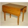 Image 1 : PRIMITIVE WALNUT DROP-LEAF TABLE