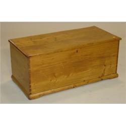 SOFTWOOD DOVETAILED BLANKET CHEST