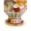 Image 3 : CLOISONN+ FLORAL DECORATED MANTEL VASE