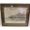 Image 1 : HUNT, C. COLOR LITHOGRAPH OF "GEYSER" STEAM FRIGATE