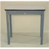 Image 1 : BLUE PAINTED AGATEWARE TABLE