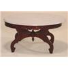 Image 1 : VICTORIAN WALNUT OVAL COFFEE TABLE
