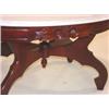 Image 2 : VICTORIAN WALNUT OVAL COFFEE TABLE