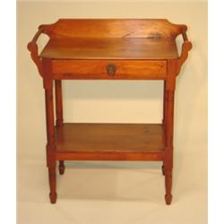 PINE SINGLE DRAWER WASHSTAND