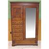 Image 1 : LARGE SOFTWOOD ARMOIRE