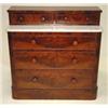 Image 1 : VICTORIAN WALNUT MARBLE TOP CHEST