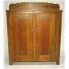 Image 1 : PRIMITIVE SOFTWOOD 2 DOOR JELLY CUPBOARD