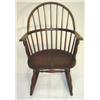 Image 2 : MAHOGANY WINDSOR STYLE ROCKER