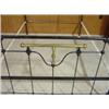 Image 2 : WROUGHT IRON AND BRASS BED