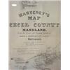 Image 2 : FRAMED COPY OF MAP OF CECIL COUNTY, MARYLAND