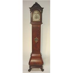 WALNUT GRANDMOTHER'S CLOCK