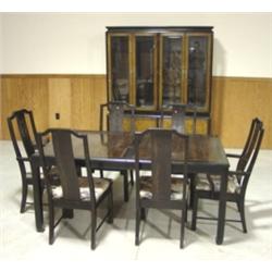 8 PC. ORIENTAL STYLE DININGROOM SUITE