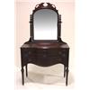 Image 1 : MAHOGANY SERPENTINE FRONT VANITY