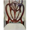 Image 5 : SET OF 6 MAHOGANY SHIELD BACK DINING CHAIRS
