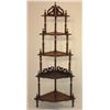 Image 1 : VICTORIAN WALNUT CORNER SHELF