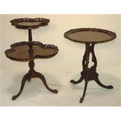 LOT OF MAHOGANY STANDS