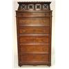 Image 1 : ORNATE WALNUT VICTORIAN CHEST