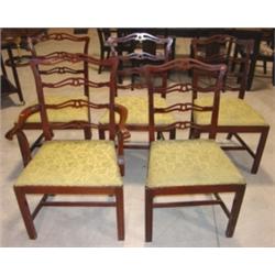 ORNATE 9 PC. MAHOGANY DININGROOM SUITE