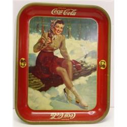 1941 COCA-COLA ADVERTISING TRAY