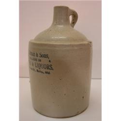 BALTIMORE, MARYLAND STONEWARE JUG