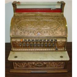 BRASS NATIONAL CASH REGISTER