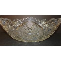 EARLY AMERICAN PATTERN GLASS BOWL