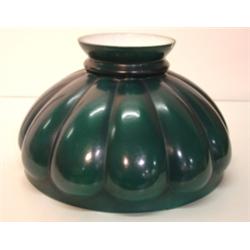 GREEN CASED LAMP SHADE