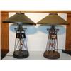 Image 1 : PR. OF FIGURAL TABLE LAMPS W/GENTLEMAN