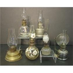 LOT OF 6 ASSORTED MINIATURE LAMPS