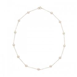 6.0-6.5mm Japanese Akoya Tin Cup Pearl Necklace