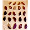 Image 4 : Pendant Agate Slice Purple Sp Pendants