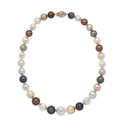 11.0-16.0mm South Sea Multi-Color Pearl Necklace