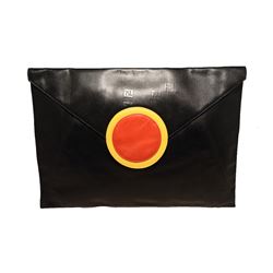 Fendi Fabulous Vintage Oversize Black Envelope Clutch-Collectors Item