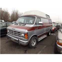 Dodge ram van 1986