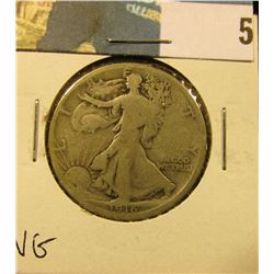 1916 P Walking Liberty Half Dollar, VG.