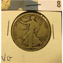1917 P Walking Liberty Half Dollar, VG.