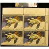 Image 1 : 1977 RW44 Plateblock of 4 U.S. Federal Migratory Waterfowl Stamps, VF.