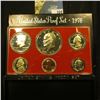 Image 1 : 1976 S U.S. Proof Set with Type Two Eisenhower Proof Dollar. Cameo frosted Six-piece Set.
