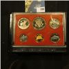 Image 2 : 1980 S U.S. Proof Set with Susan B. Anthony Proof Dollar. Deep mirror Cameo frosted Six-piece Set.