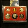 Image 1 : 1981 S Type One U.S. Proof Set with Susan B. Anthony Proof Dollar. Deep mirror Cameo frosted Six-pie