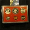Image 2 : 1981 S Type One U.S. Proof Set with Susan B. Anthony Proof Dollar. Deep mirror Cameo frosted Six-pie