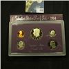 Image 1 : 1984 S Deep Mirror Cameo U.S. Proof Set. Original as issued. Five-piece Set.