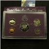 Image 2 : 1993 S Deep Mirror Cameo U.S. Proof Set. Original as issued. Five-piece Set.