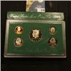 Image 1 : 1995 S Deep Mirror Cameo U.S. Proof Set. Original as issued. Five-piece Set.