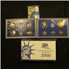 Image 2 : 2000 S Deep Mirror Cameo U.S. Proof Set. Original as issued. Ten-piece Set.