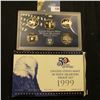 Image 2 : 1999 S Five-Piece Statehood U.S. Quarter Proof Set. Original as issued. Five-piece Set.